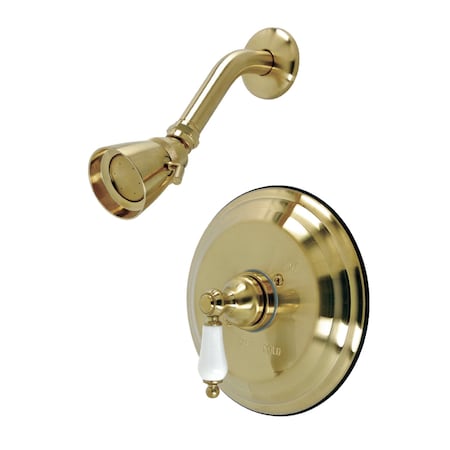 Kingston Brass KB3637PLSO Pressure Balanced Shower Faucet, Brushed Brass KB3637PLSO